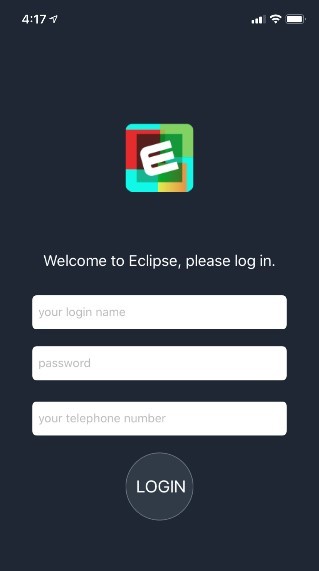 Eclipse UC Application Login