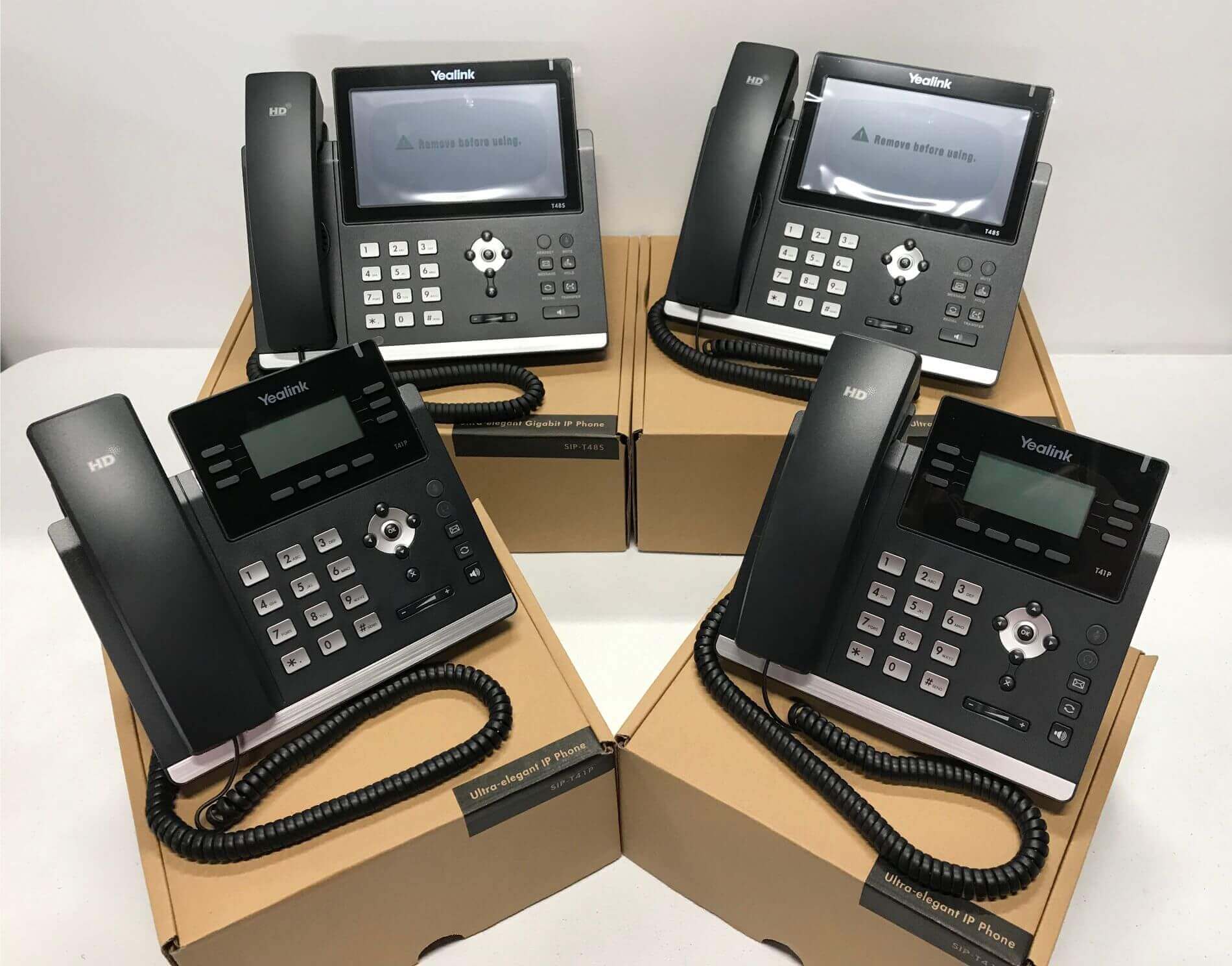 Cloud Hosted Phone System with 4 Yealink handsets