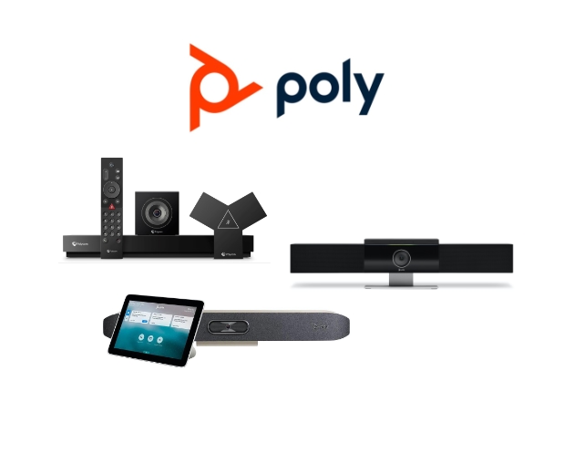 Poly video conferencing equipment and hardware